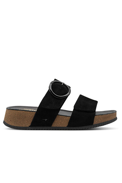 Tamaris COMFORT ΓΥΝΑΙΚΕΙΟ ΣΑΝΔΑΛΙ 8-87212-46 019 BLACK SUEDE