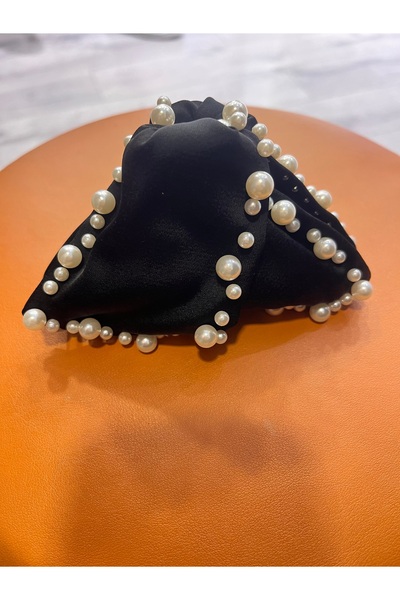 gozdeasutayaccessory مشبك من اللؤلؤ الأسود