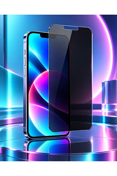Primo Plus واقي شاشة أسود خماسي الأبعاد للخصوصية لهاتف iPhone X / XS - طبقة ز...