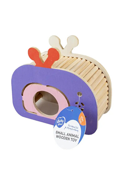 Duvo Plus Duvo+ Small Animal Wooden Play House Tv 19,6X8,5X17Cm, Multicolour