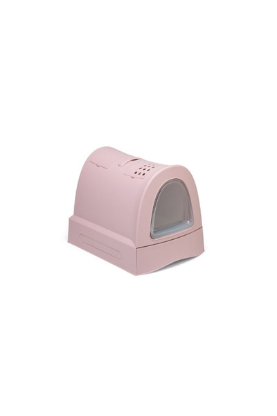 IMAC Zuma Litter Box For Cats - 40 X 56 X 42.5Cm[Color - Pink, , Size - M]