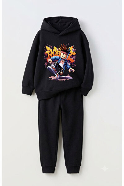 Let's Wear Roblox Premium Sweatshirt & Sweatpants Set for Kids - 2-Piece Spor...