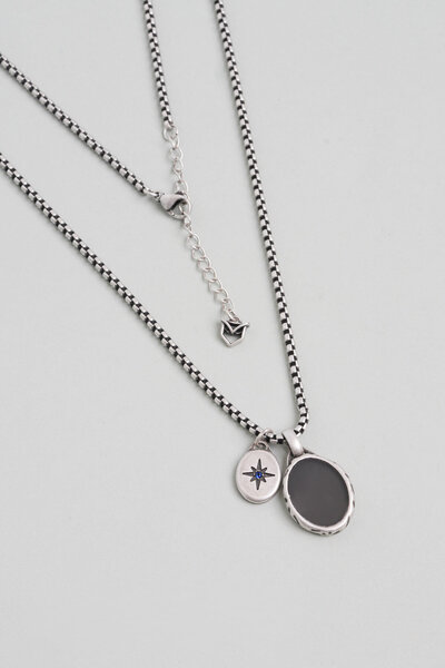 So CHIC... Shadow Seal 60 cm Steel Men's Necklace