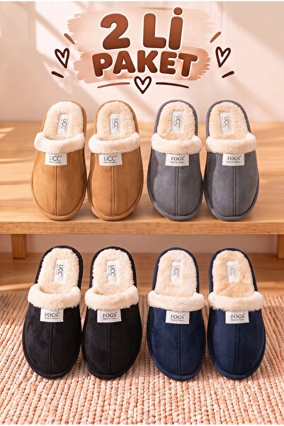 N MODA 2-Piece Mixed Men's and Women's Advantageous Package Plush House Slipp...