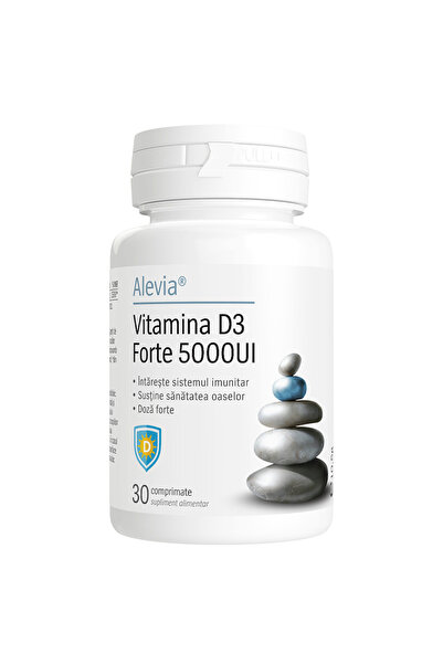N-A Vitamina D3 Forte 5000UI, 30 comprimate, Alevia