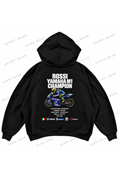 SVART WEAR Valentino Rossi · Yamaha Yzr-M1 · 2004 Front and Back Printed Over...