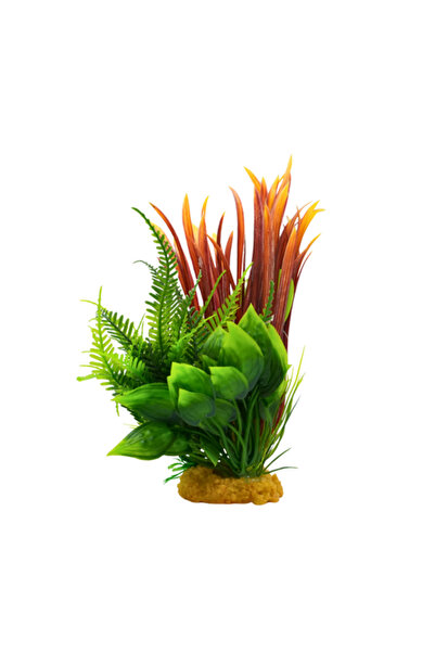 Yusee Aquarium Decorations - Artificial Plant 30802 [18X15X23Cm]