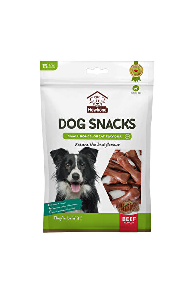 Howbone Dog Snack -Small Bone 270G (15Pcs/Pack) - Beef Flavour