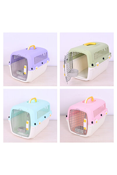 Generic Brand Pet Mode Plastic Pet Carrier 50X35X34Cm (Assorted Colors) Hc040...