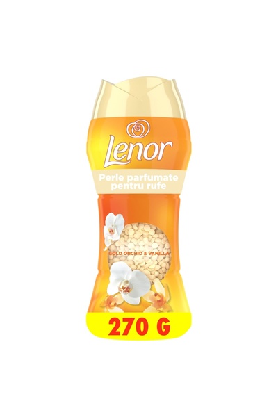 lenor Perle parfumate pentru rufe Gold Orchid & Vanilla, 270 g, parfum nonsto...