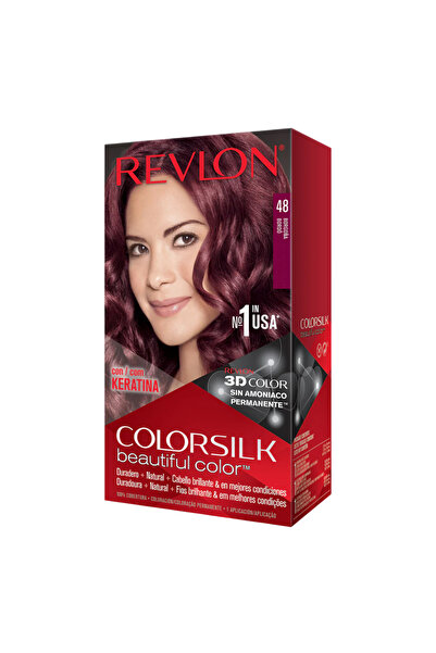 Revlon Colorsilk, Vopsea de păr permanentă, 48 Burgundy, 130 ml Regular