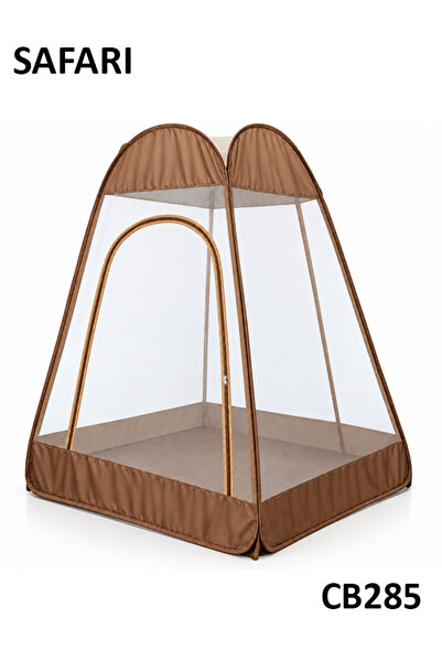 Safari Mosquito Tent CB285 Pop Up Fine Mesh Net 285 x 250 x 200 cm with Carry...