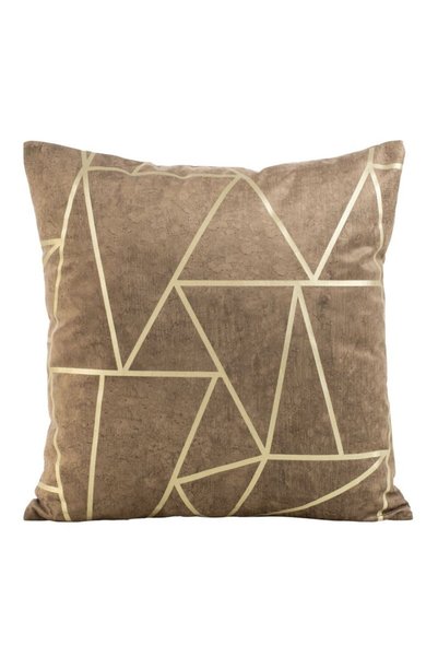 Eurofirany Fata de perna decorativa BLINK-29 45x45 bej inchis/auriu deschis
