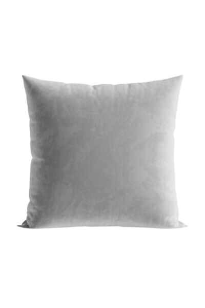 Markizeta Fata de perna decorativa VELVI, 40x40cm, gri cenusiu, material Velvet