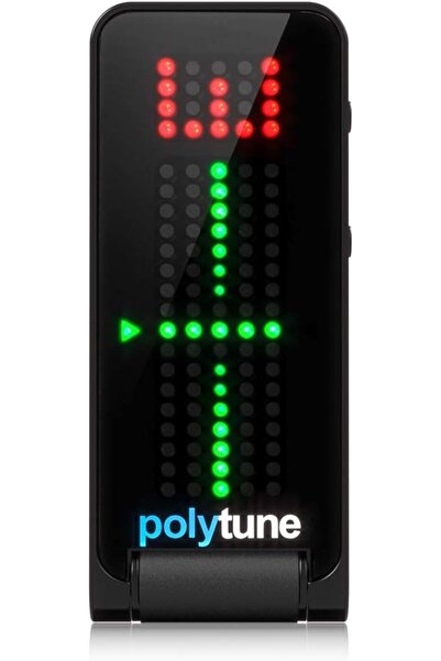 Type-C Acordor polifonic de cap cu clemă TC Electronic PolyTune Clip Negru, A...