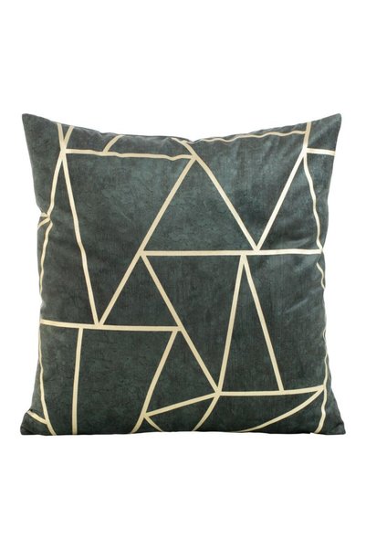 Eurofirany Fata de perna decorativa BLINK-29 45x45 menta inchisa/auriu deschis
