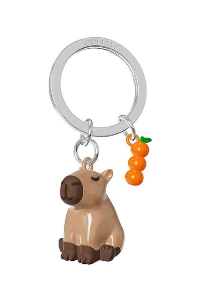 Metalmorphose Kapibara Keychain Mtm425-01 - Brownorange