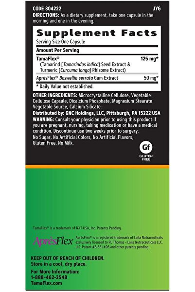 G.N.C GNC TAMAFLEX FAST ACTING - 120 CAPSULES