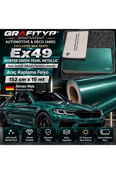 HD AMERICAN HAKİ SEDEFLİ YÜKSEK PARLAKLIK METALİK CAST FOLYOSU EX49
