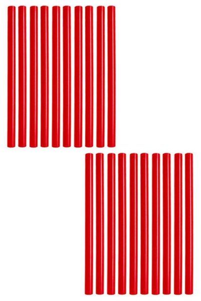 Midex Örf-Bt-25Rd-10X Red Rhythm Stick Örf Tools Set 25 cm Carbon Fiber Wholesale Package (10 Pairs Single Color)
