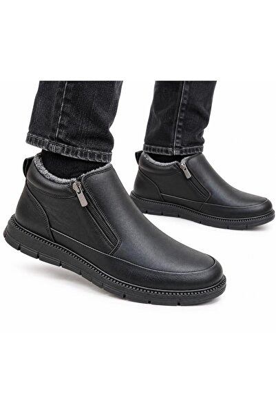 Pepita 5510 Kurklu Warm Non-Slip Sole Men's Winter Ankle Boots