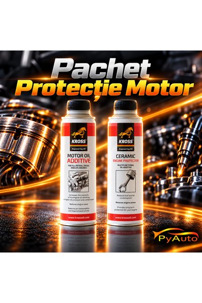 KROSS Pachet : ADITIV ULEI - 250 ML + ADITIV PROTECTIE CERAMICA MOTOR - 250 ML
