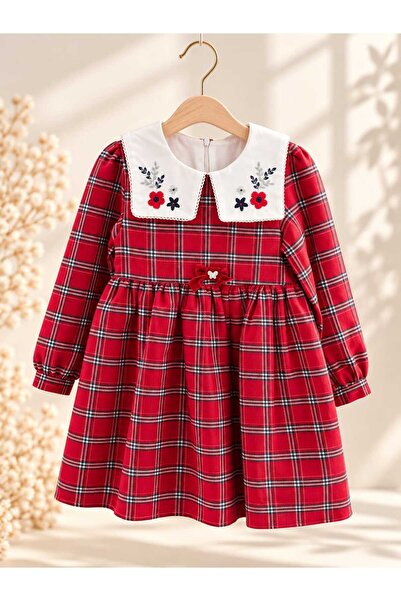 Bebüş Elegant plaid dress