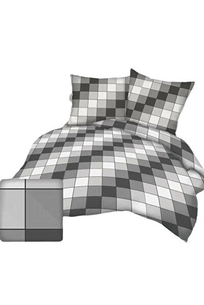 Karo Fata de perna din scoarta 40x40 cub grila geometrie gri grafit 3D