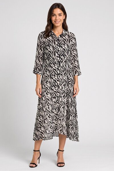 Anne Klein Women Allover Print Maxi Dress, Multicolor