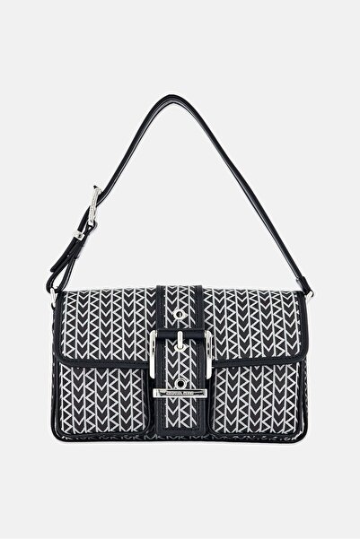 Michael Kors Women Monogram Pattern Handbag, Multicolor