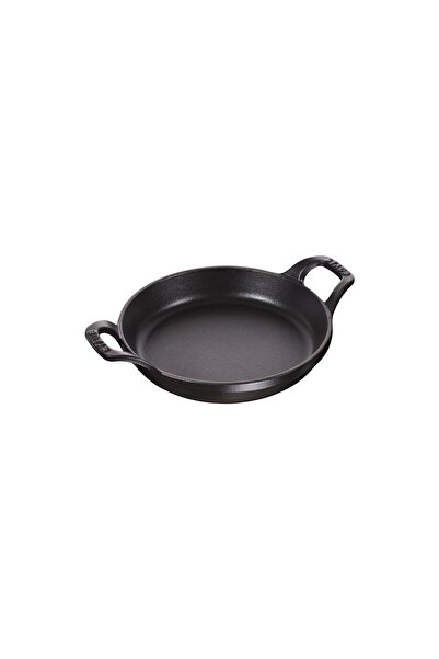 STAUB Round oven dish, cast iron, 20 cm, Black -