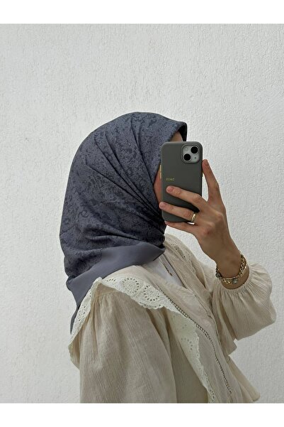 HAREM SCARF Eșarfă Gold Silvia Gri închis