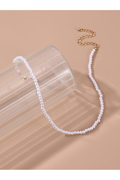 Take Two By Styli Faux Pearl Beaded Necklace