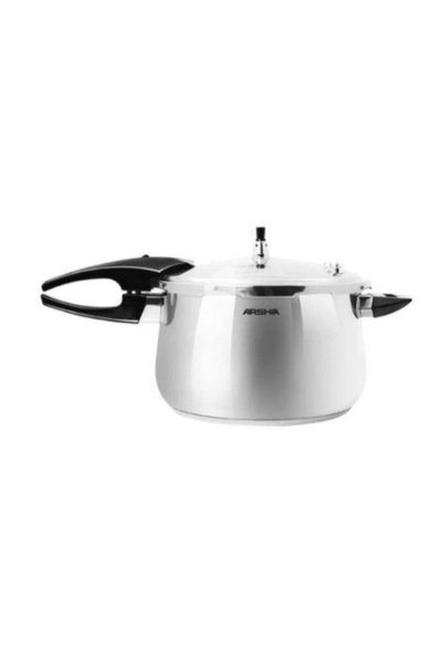 Arshia Stainless Steel Pressure Cooker With Aluminum Base 26cm