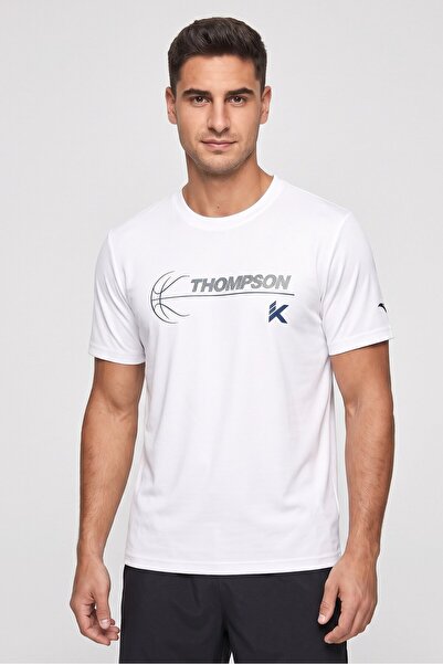 Anta Men Regular Fit Graphic Print Outdoor T-Shirt, White