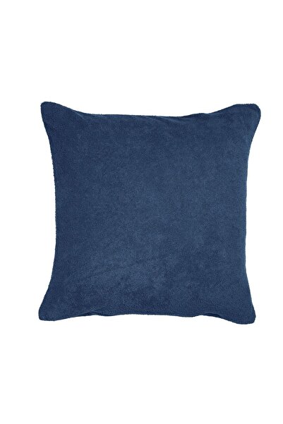 Karo Fata de perna, Karo, Bumbac/Poliester, 40 x 40 cm, 200 g/m2, Bleumarin