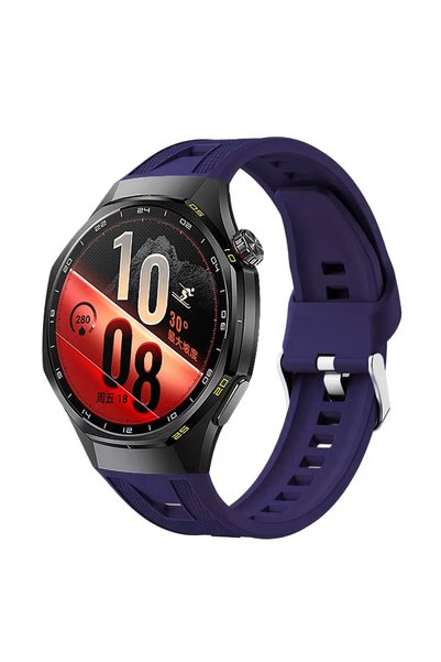 UnDePlus Huawei Watch GT 7/6 Pro 46mm Uyumlu Kordon Tokalı Ekose Silikon Offi...