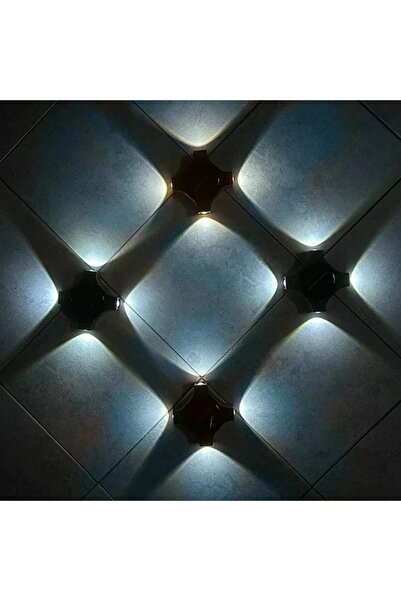 emc onshop Set de 4 EMC ONSHOP ®   Lămpi solare de perete, bidirecționale cu ...