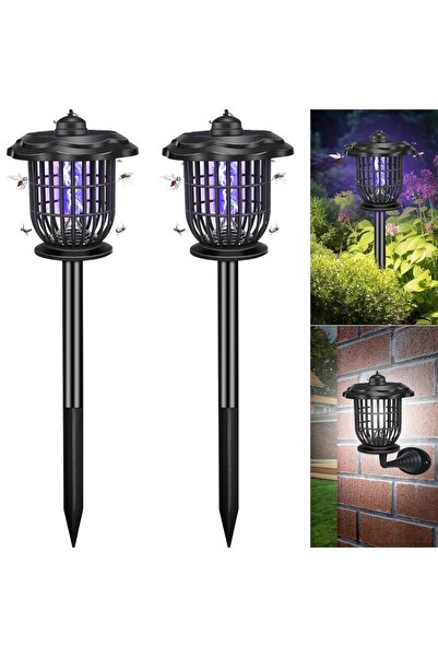 EN GROSS Solar UV 360 ° Lampă anti-insecte