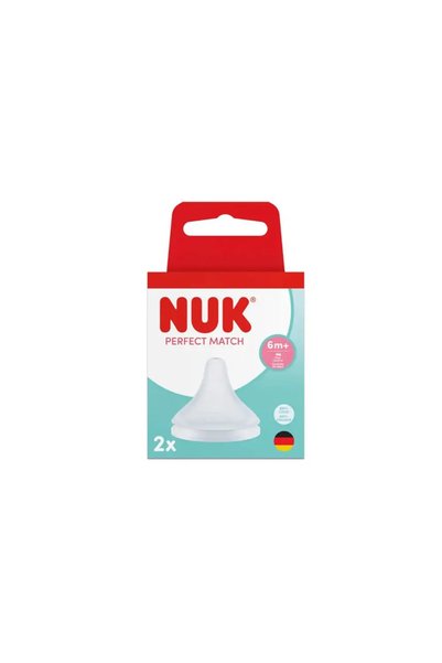 Generic Brand Τέλεια Αντιστοιχία Θηλή Σιλικόνης με Έλεγχο Ροής 6+ μηνών, 2 τε...