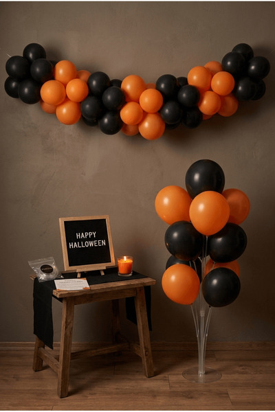 Partixa Halloween Halloween Decoration Deluxe Set Black Felt Letter Board wit...
