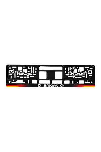 Autohelix MSA Set de 2 piese, suport personalizat pentru plăcuța de înmatriculare Smart, HLX-1