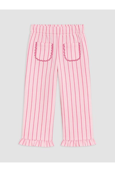 LC Waikiki Pink Girls' Gabardine Pants