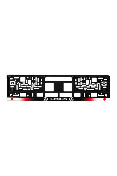 Autohelix MSA Set de 2 piese, suport personalizat pentru plăcuța de înmatriculare Lexus, HLX-1