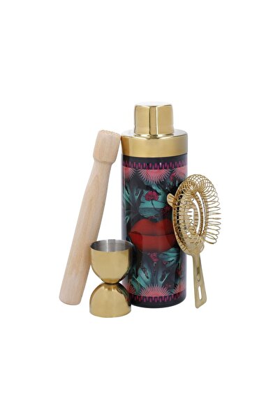 MIKASA Cocktail set, 4 pieces, stainless steel -