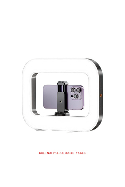 Chaolizi Portable Live Streaming Fill Light Vlog Video Recording Ring Light with Built-In Phone Holder
