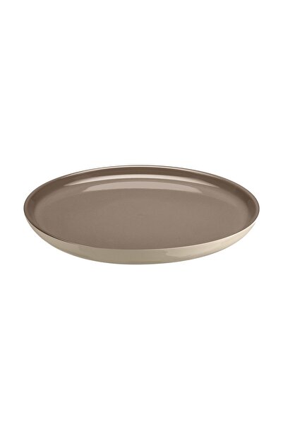 Emile Henry Ceramic plate, 28cm, "Epicure", Flint -