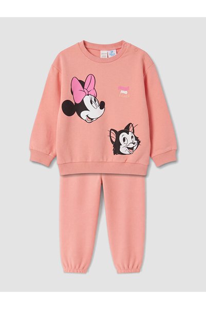 LC Waikiki Esvab • Modern & Distinctive Cute Mouse Printed Baby Girl Tracksui...