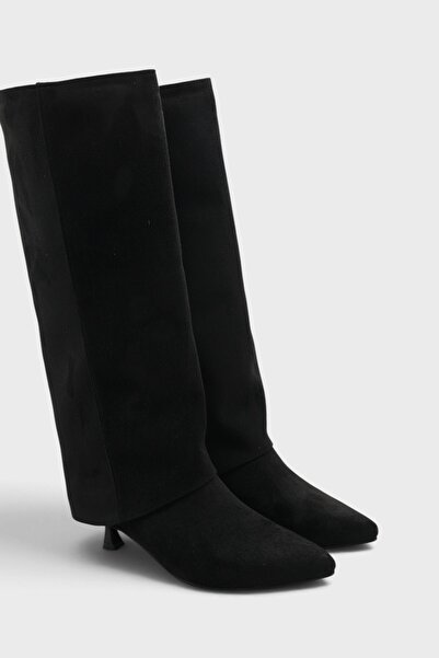 Capone Outfitters Pointed Toe Folded Long Women's Boots