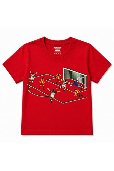 Rabona Fashion Tricou pentru copii cu grafică de fotbal: Salvare la ultimul m...